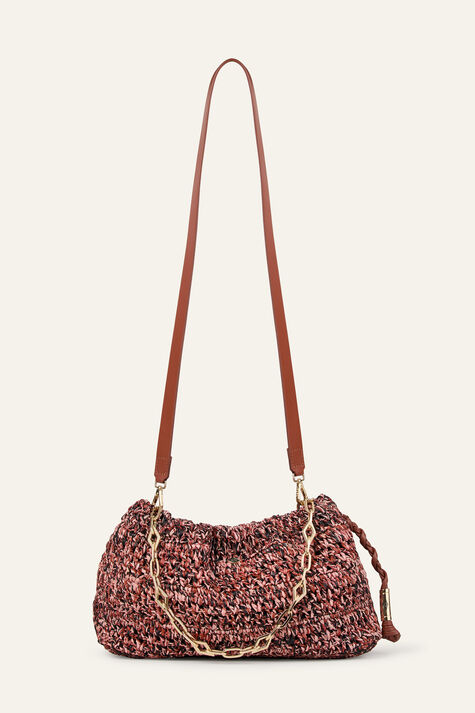BAG RAFFIA TRICOLOR JUNE