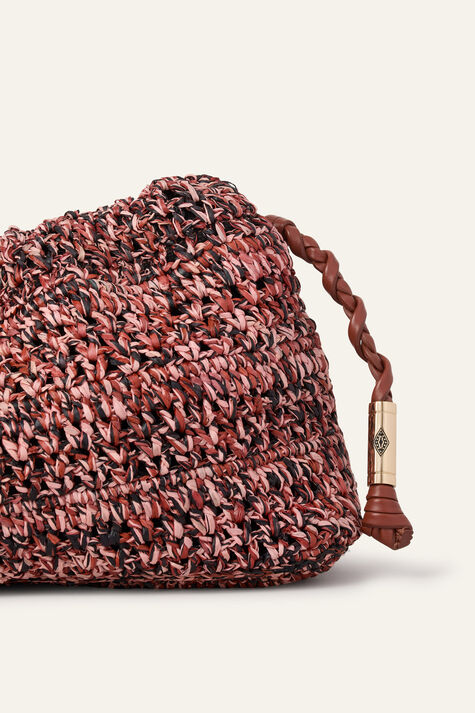 BAG RAFFIA TRICOLOR JUNE