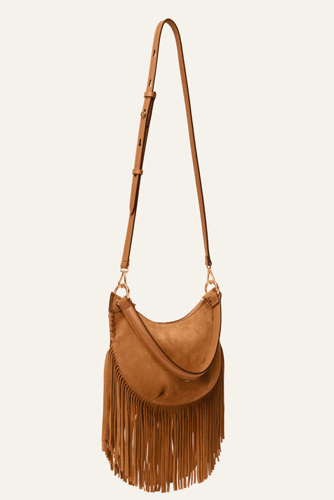 BAG T FRINGES SUEDE SWING