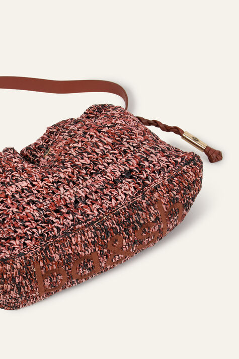 BAG RAFFIA TRICOLOR JUNE