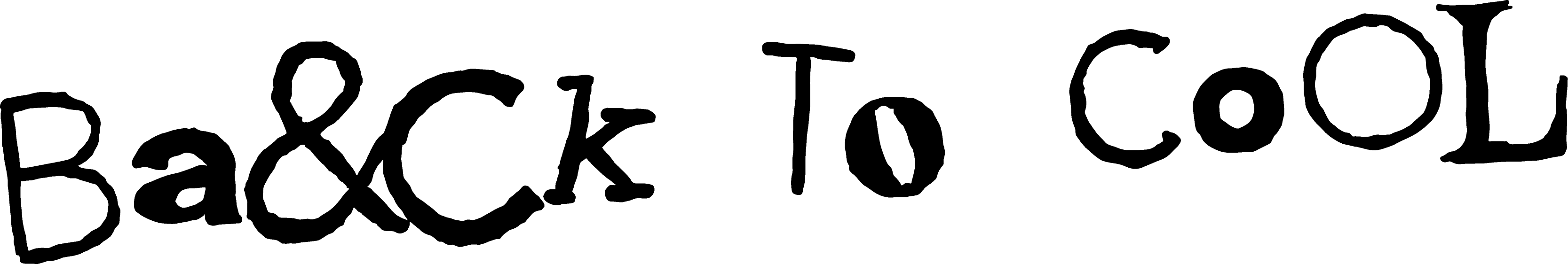 The ba&ck to cool logo