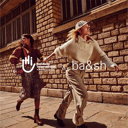 Handicap international x ba&sh logo