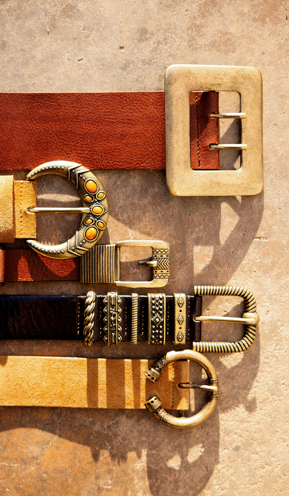 Several belts 